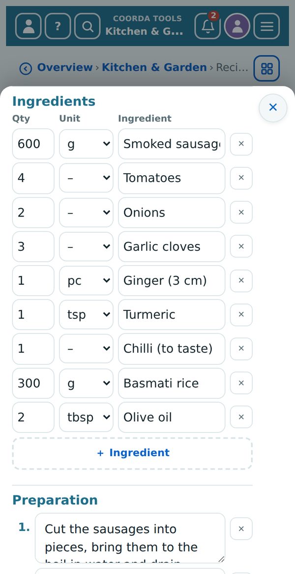 Recipes