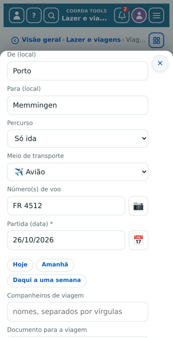 Viagens